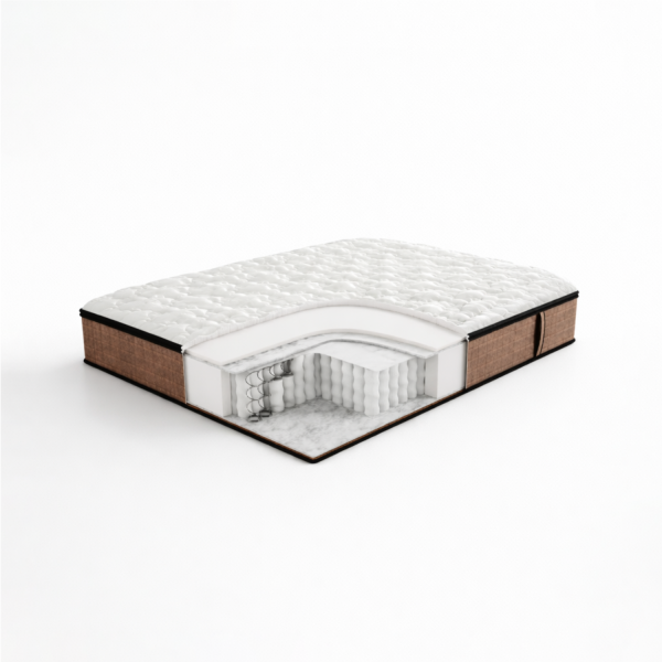 Матрас пружинный Rashell Silver Soft 180 х 200 см, чехол Стрейчевый жаккард Lux