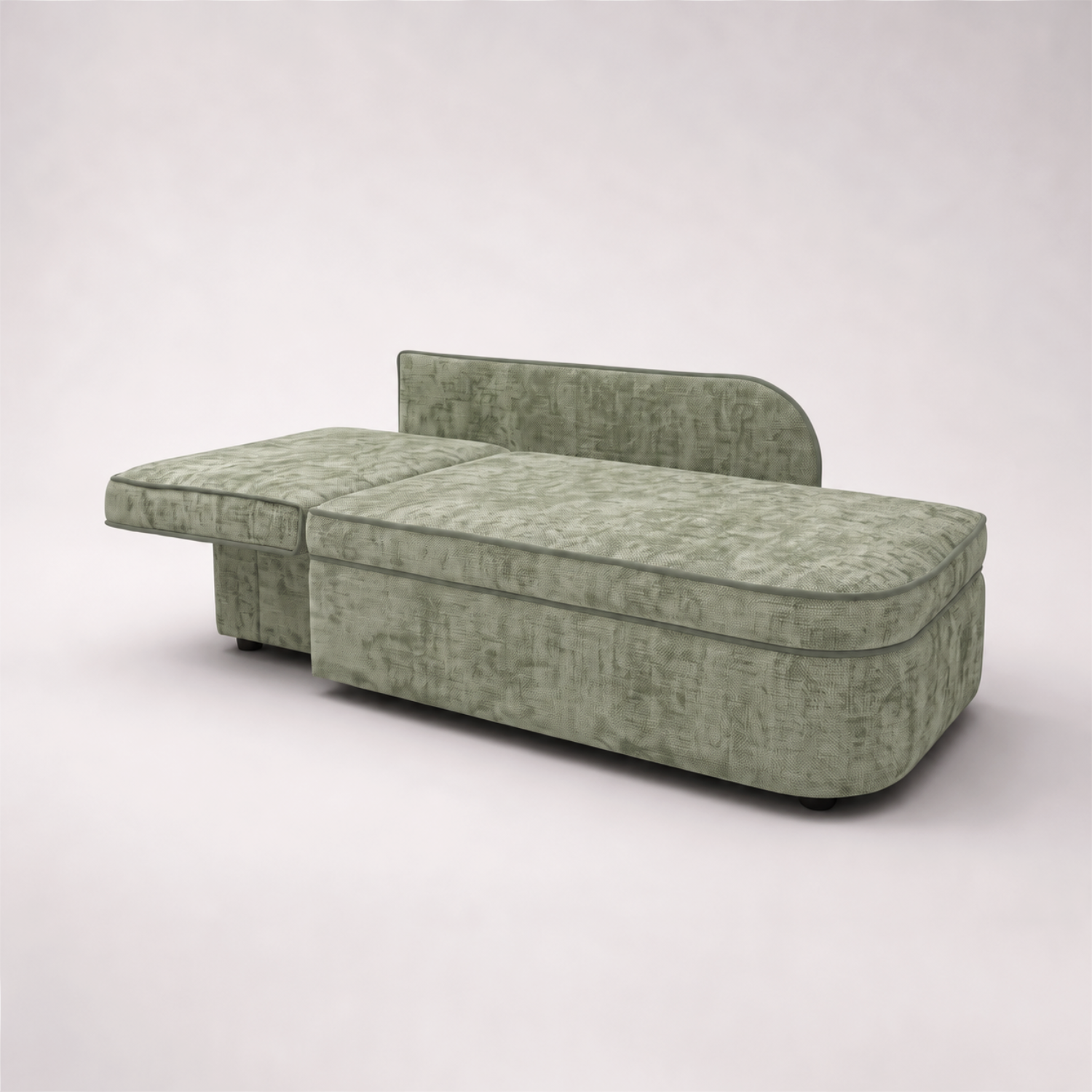 Диван прямой Аби Велюр Круз 72 (Cruz Watergreen)