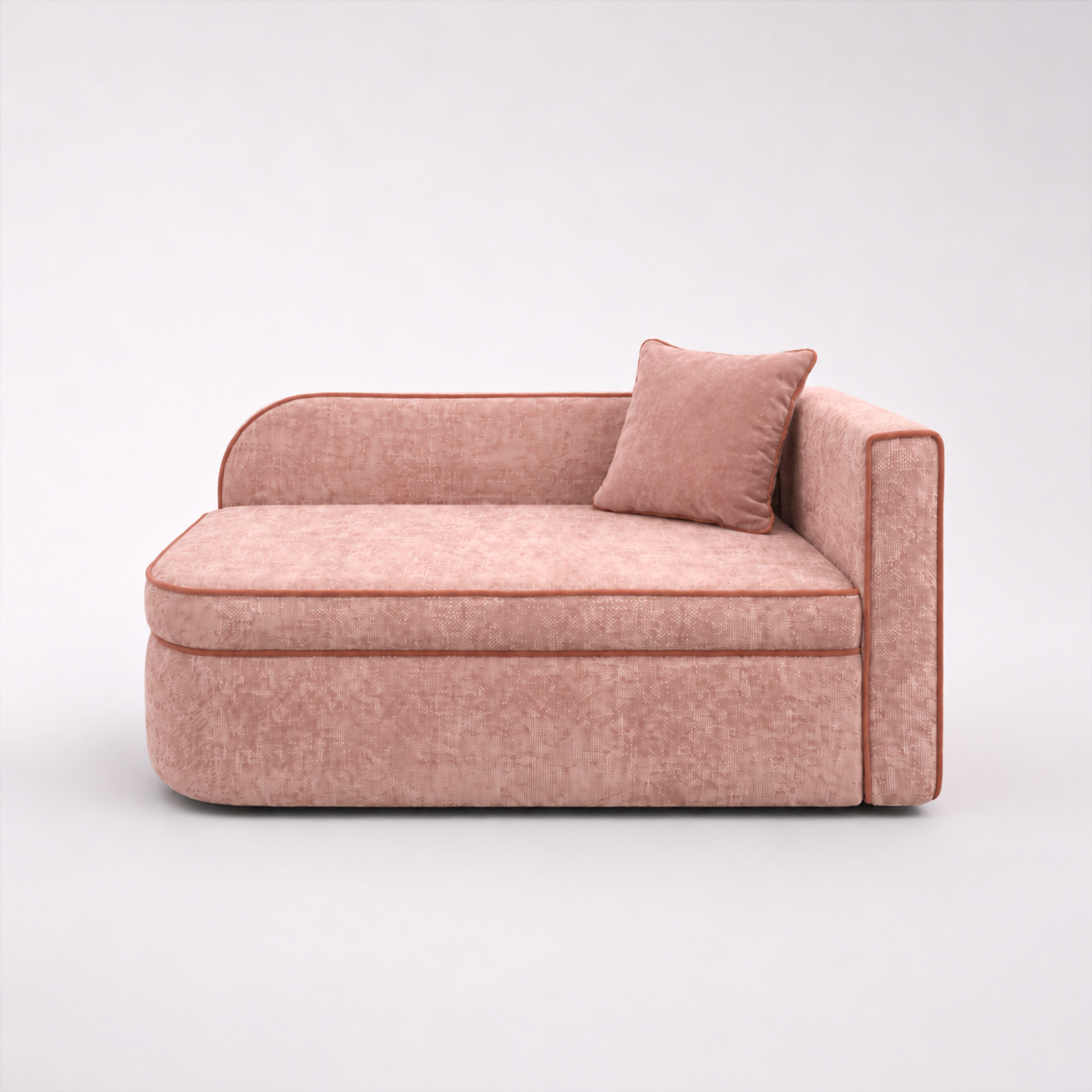 Диван прямой Аби Велюр Круз 61 (Cruz Blush)